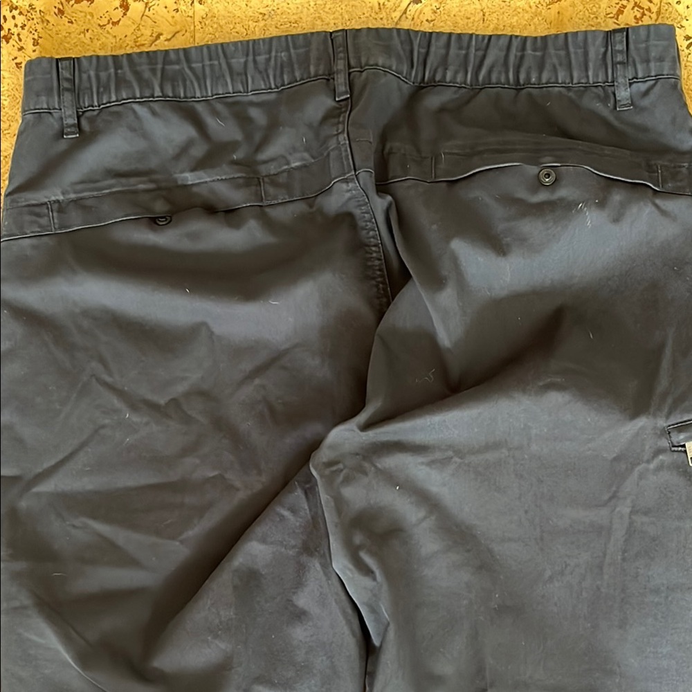 J. Crew Navy Travel Pants 3 Zip Pockets 36/32 - Picture 5 of 8